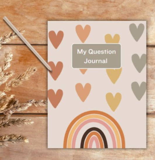 My Question Journal: Boho Rainbow