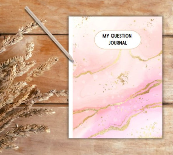 My Question Journal: Pink Marble